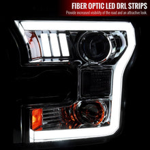 Load image into Gallery viewer, 299.95 Spec-D Projector Headlights Ford F150 (2015-2016-2017) RS Triple LED - Black / Chrome / Smoke - Redline360 Alternate Image