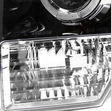 Load image into Gallery viewer, Spec-D Projector Headlights Ford F150 (09-14) Dual LED U-Ring Halo - Black / Chrome / Tinted - Black / Smoked Lens Alternate Image