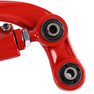 89.95 Spec-D Camber Kit Mazda5 (2006-2013) Rear Upper Control Arms - Red - Redline360