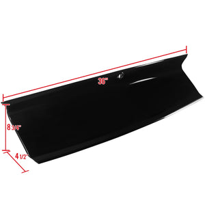 109.95 Spec-D Trunk Decklid Panel Ford Mustang (2015-2020) Emblem Delete - Gloss Black - Redline360