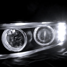 Load image into Gallery viewer, 203.00 Spec-D Projector Headlights Mitsubishi Galant (1999-2003) LED Dual Halo - Black / Clear Lens - Redline360 Alternate Image