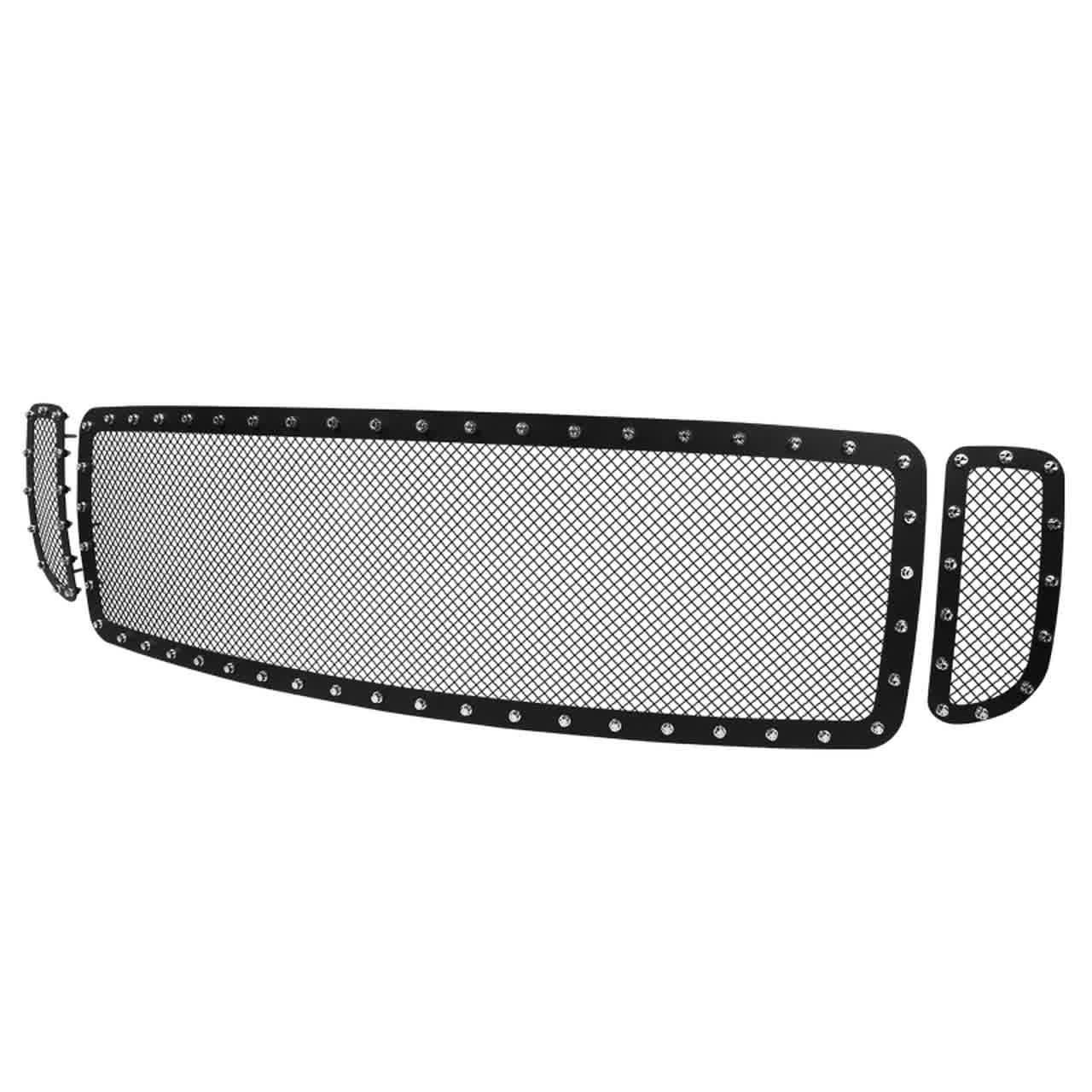 Bumper Grille Chrome Assembly For 2008-2010 Ford F250 F350 F450 F550 Super Duty – PEGAPARTS XLT Style