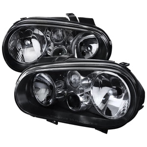 115.00 Spec-D OEM Replacement Headlights VW Golf / GTI MK4 (99-06) Matte Black Housing - Redline360