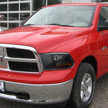 Load image into Gallery viewer, Spec-D Projector Headlights Dodge Ram (09-19) [w/ Amber Reflectors] Matte Black or Chrome Housing - Black Alternate Image