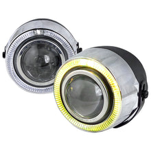 Load image into Gallery viewer, 83.00 Spec-D Universal Projector Fog Lights Kit w/ RGB LED Halo Rim (Chrome Housing/Clear Lens) - Redline360 Alternate Image