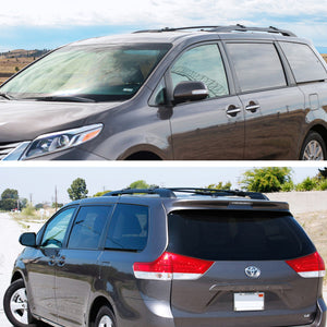 99.95 Spec-D Roof Rack Cross Bars Toyota Sienna (2011-2017) 1 Pair - Redline360