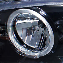 Load image into Gallery viewer, Spec-D Projector Headlights GMC Yukon (01-06) Sierra (99-06) Dual Halo w/o Bumper Lights - Black or Chrome - Matte Black/Clear Lens Alternate Image