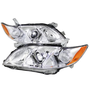 135.00 Spec-D Projector Headlights Toyota Camry (07-09) [w/ Amber Reflectors] Matte Black or Chrome Housing - Redline360