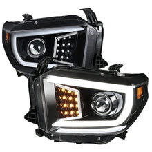 Load image into Gallery viewer, 289.95 Spec-D Projector Headlights Tundra (14-21) w/ C-Bar LED Turn Signal Lights - Black or Chrome - Redline360 Alternate Image