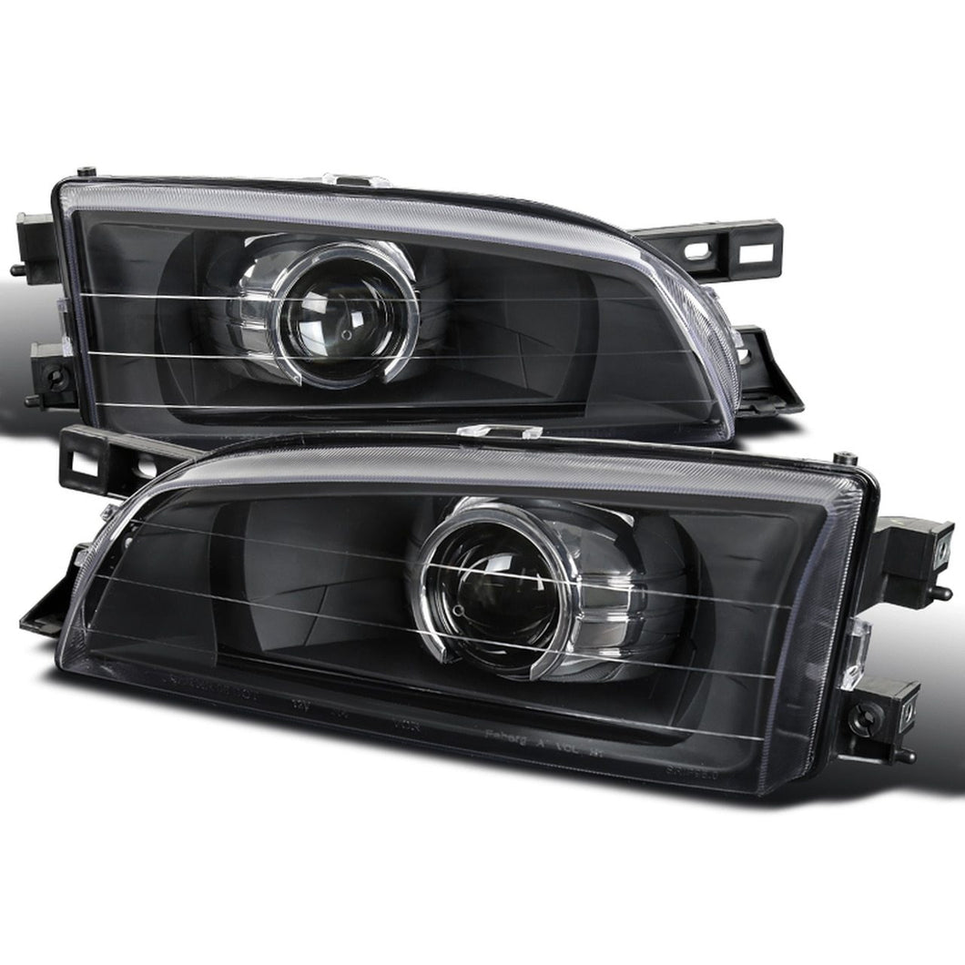 169.95 Spec-D Projector Headlights Subaru Impreza (1995-2001) Black - Redline360