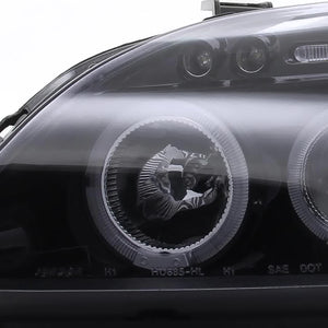 159.95 Spec-D Projector Headlights Honda Civic EK (96-98) Dual LED Halo - Black or Chrome - Redline360