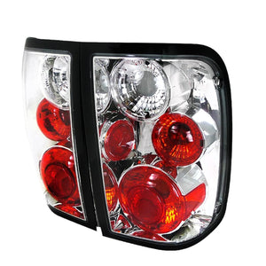 79.95 Spec-D Tail Lights Ford Ranger (2001-2005) Black / Smoked / Chrome - Redline360