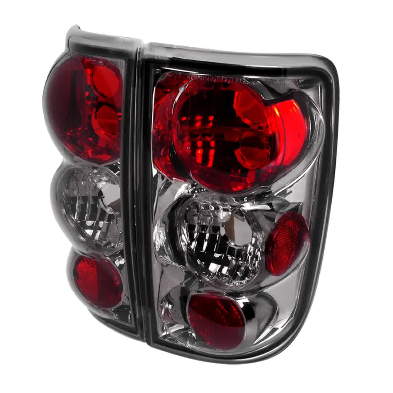 Eagle Eyes Headlight & Tail Light Combo For 95-97 Chevy Blazer S10 – Chrome Headlights & Dark Smoke Tails