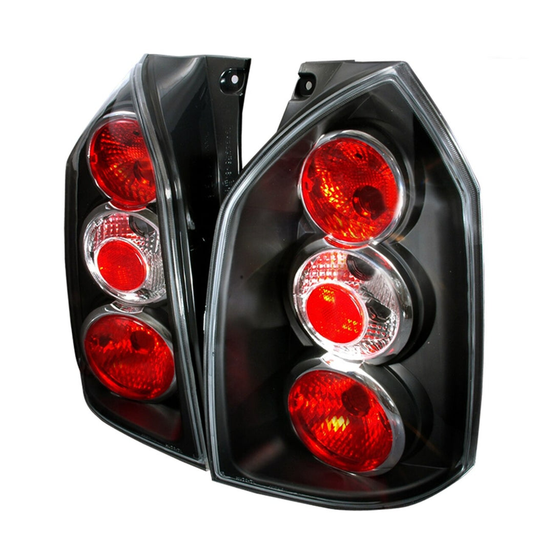 99.95 Spec-D Tail Lights Hyundai Tucson (2004-2009) Altezza Chrome / Black - Redline360