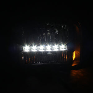 149.95 Spec-D Crystal Headlights Ford Excursion (2000-2004) w/ or w/o LED Light Bar - Redline360