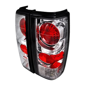 65.00 Spec-D Tail Lights Chevy S10 (82-93) S10 Blazer (83-94) [Altezza Style] Black or Chrome Housing - Redline360