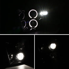 Load image into Gallery viewer, Spec-D Projector Headlights Dodge Ram (09-19) [w/ Amber Reflectors] Matte Black or Chrome Housing - Black Alternate Image
