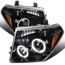 Load image into Gallery viewer, 179.95 Spec-D Projector Headlights Nissan Frontier (05-08) Pathfinder (05-07) Dual LED Halo - Black or Chrome - Redline360 Alternate Image