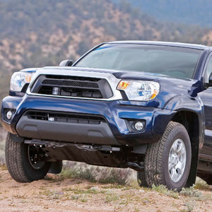 110.00 Spec-D Fog Lights Toyota Tacoma (12-15) Chrome Housing / Clear - OEM or LED Projector - Redline360