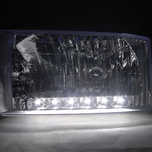 80.00 Spec-D OEM Replacement Headlights Ford Excursion (2000-2004) w/ or w/o LED Light - Redline360