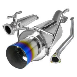 149.50 Spec-D Tuning Exhaust Honda Civic Si EP3 (02-05) N1 Muffler w/ Polished or Burnt Blue Tip - Redline360