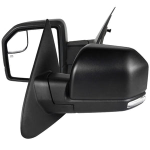 179.50 Spec-D Mirrors Ford Expedition (2003-2006) Black Heated w/ LED Turn Signals - Redline360