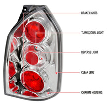 Load image into Gallery viewer, 99.95 Spec-D Tail Lights Hyundai Tucson (2004-2009) Altezza Chrome / Black - Redline360 Alternate Image