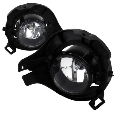 60.00 Spec-D OEM Fog Lights Nissan Pathfinder/Frontier (05-12) Chrome Housing - Clear Lens - Redline360