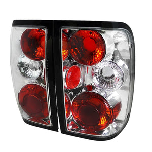 79.95 Spec-D Tail Lights Ford Ranger (1993-1997) [Altezza Style] Smoked / Chrome / Black - Redline360