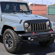 Load image into Gallery viewer, 67.00 Spec-D Projector Headlights Jeep Wrangler [7&quot; Round Cree LED w/o LED Halo &amp; Red Rim] Chrome Housing/Clear Lens - Redline360 Alternate Image