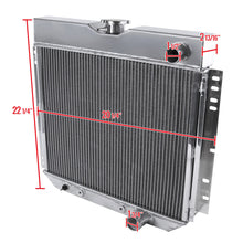 Load image into Gallery viewer, Spec-D Aluminum Radiator Ford Fairlane (63-69) Falcon (66-70) Galaxie (64-68) 3 Row - Passenger Side 20" - Default Title Alternate Image