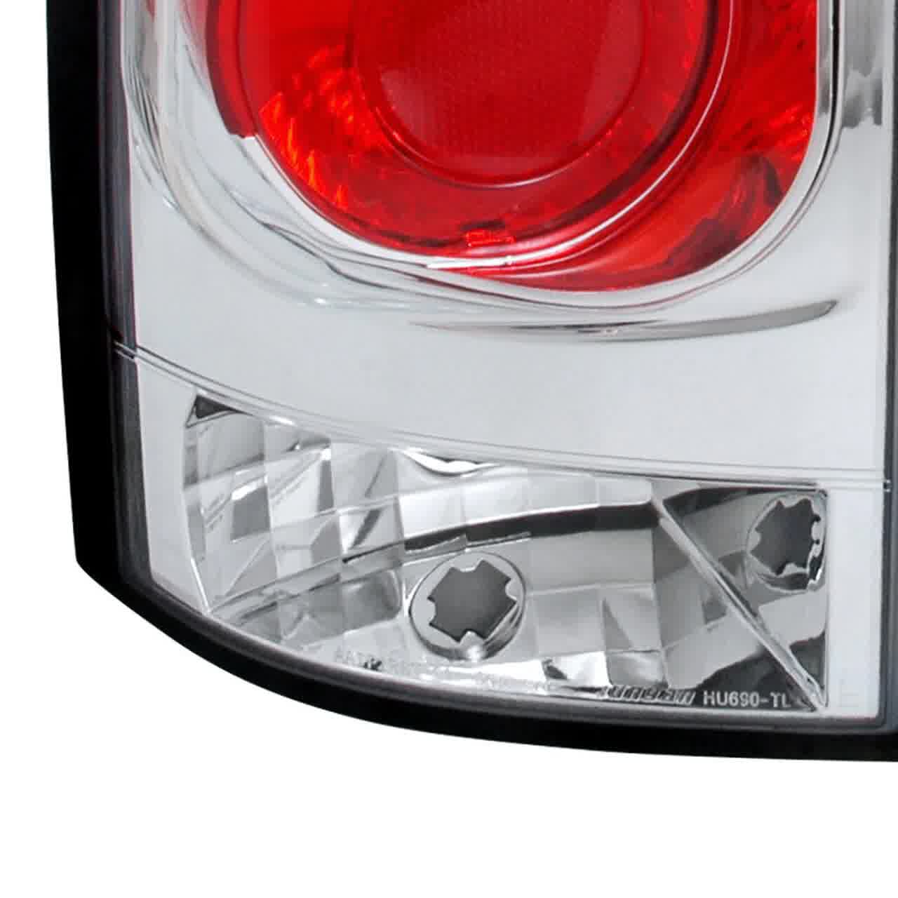 Spec-D Tail Lights Nissan Armada (2005-2015) [Altezza Style] Black