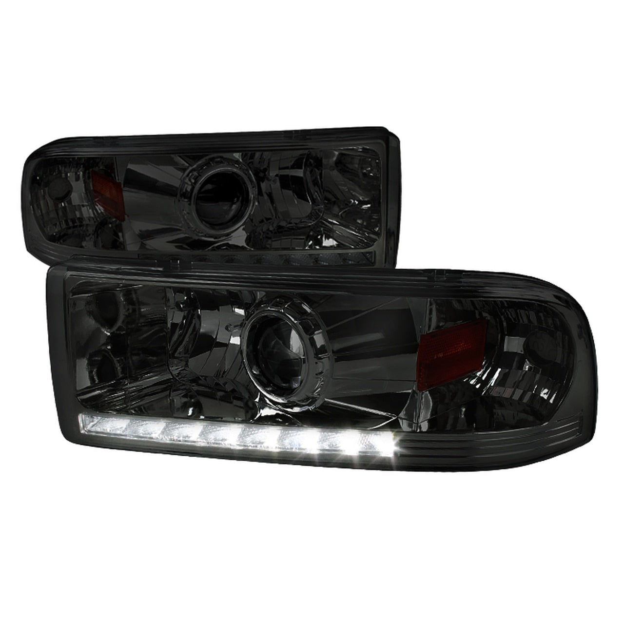 AUTOWIKI LED DRL Headlights For 94-02 DODGE Ram 1500/2500/3500/4000 (NON SPORT) Pair - Foto 3