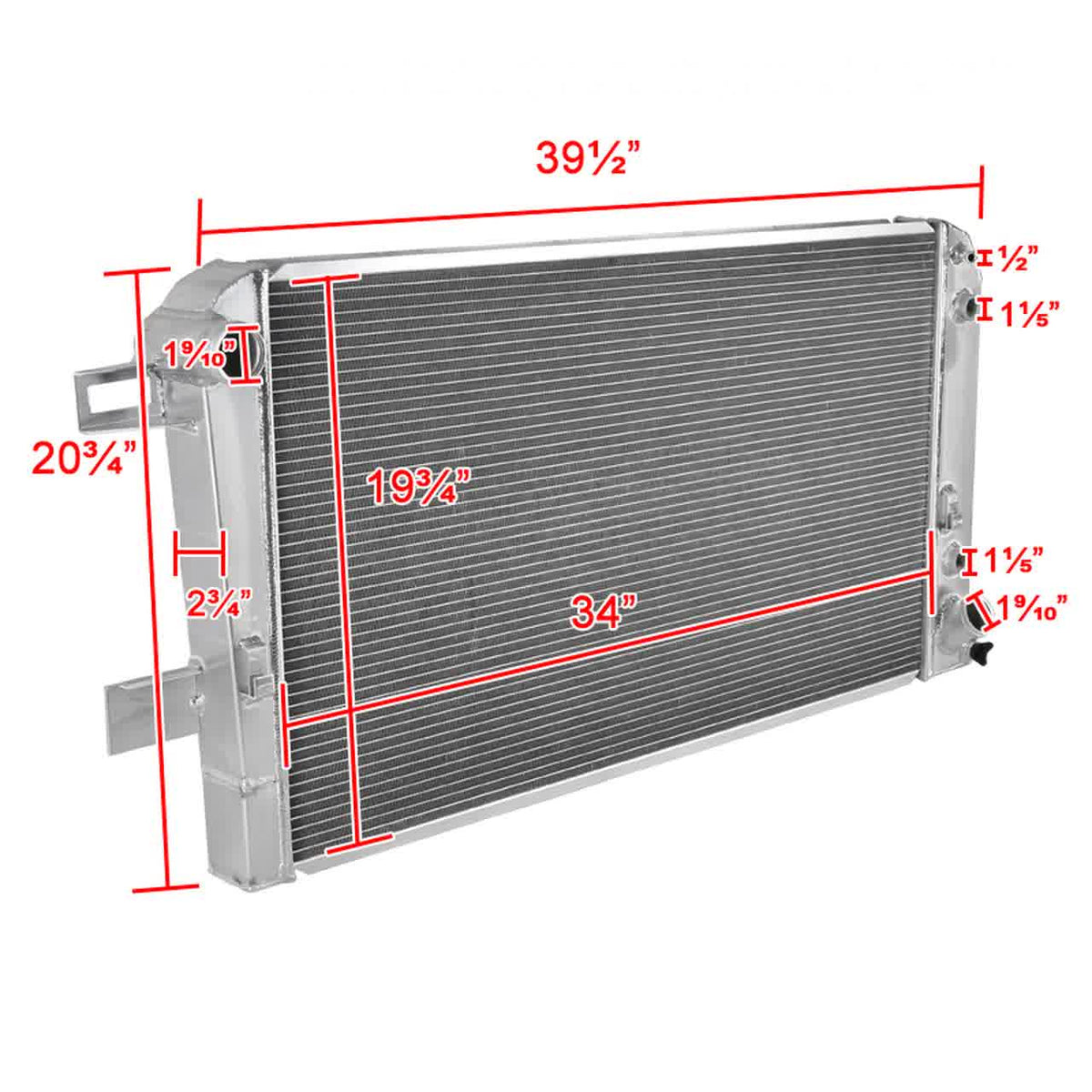 SpecD Aluminum Radiator Silverado / Sierra 6.6L Duramax Diesel LB7/LL