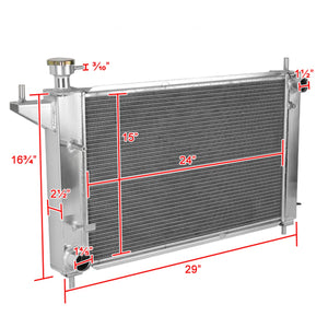 149.95 Spec-D Aluminum Radiator Ford Mustang GT/GTS/SVT (1994-1995) 3 Row Core - Redline360