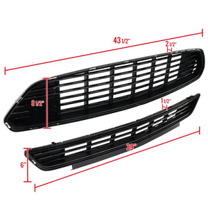 129.95 Spec-D Grill Ford Mustang (15-16-17) California Edition Style Upper/Lower - Redline360