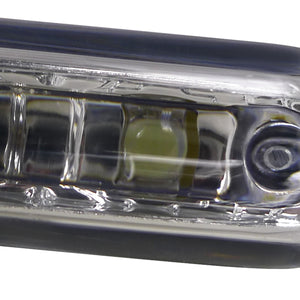 43.00 Spec-D Universal 4W 8 LED 6000K Daytime Running Lights - Matte Black or Chrome Housing - Redline360