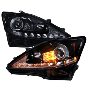 319.95 Spec-D Projector Headlights Lexus IS250 / IS350 (2006-2009) Sequential Signal - Black or Chrome - Redline360