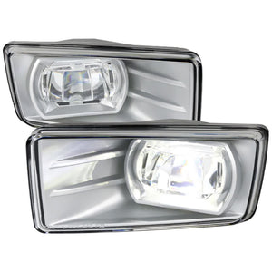 110.00 Spec-D OEM Fog Lights Chevy Avalanche (07-13) Tahoe (07-14) Chrome Housing - Clear - Redline360