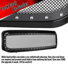 Load image into Gallery viewer, 160.00 Spec-D Grill Ford F250 / F350 (1999-2004) Mesh Gloss Black - Redline360 Alternate Image