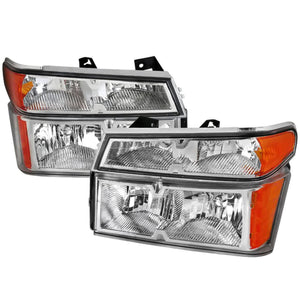 139.95 Spec-D OEM Replacement Headlights Chevy Colorado / GMC Canyon (04-12) Black or Chrome - Redline360