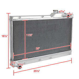 119.95 Spec-D Aluminum Radiator Mazda Miata NA (1990-1997) 3 Row Core - Redline360