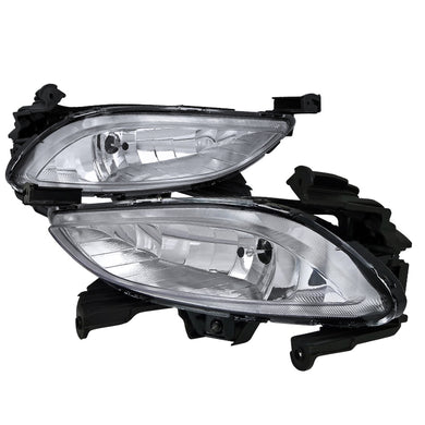 67.00 Spec-D Fog Lights Hyundai Sonata (2011-2013) Chrome Housing - Clear Lens - Redline360