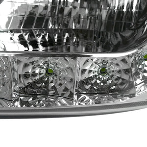 133.00 Spec-D Crystal Headlights Ford F150 (97-04) [w/ SMD LED Light Strip] Matte Black or Chrome Housing - Redline360