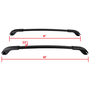 124.95 Spec-D Roof Rack Cross Bars Subaru Impreza Sport (10-17) XV Crosstrek (13-17) 1 Pair - Redline360