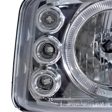 Load image into Gallery viewer, Spec-D Projector Headlights GMC Yukon (01-06) Sierra (99-06) Dual Halo w/o Bumper Lights - Black or Chrome - Matte Black/Clear Lens Alternate Image