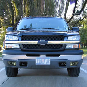 67.00 Spec-D OEM Fog Lights Chevy Silverado (03-07) Avalanche (02-06) Chrome Housing / Clear - w/ or w/o Wiring Kit - Redline360