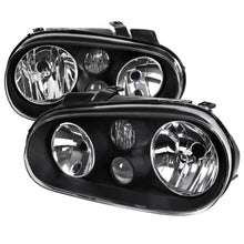 Load image into Gallery viewer, 115.00 Spec-D OEM Replacement Headlights VW Golf / GTI MK4 (99-06) Matte Black Housing - Redline360 Alternate Image