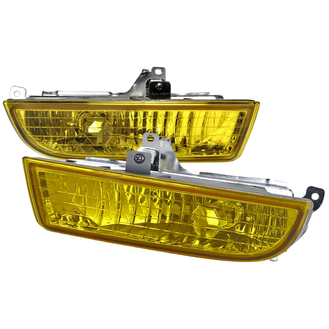 78.00 Spec-D Fog Lights Honda Prelude (1997-2001) Chrome Housing - Yellow or Clear Lens - Redline360