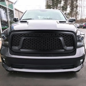 248.00 Spec-D Grill Dodge Ram 1500 (2013-2018) [Rebel Style Honeycomb] Black or Chrome - Redline360